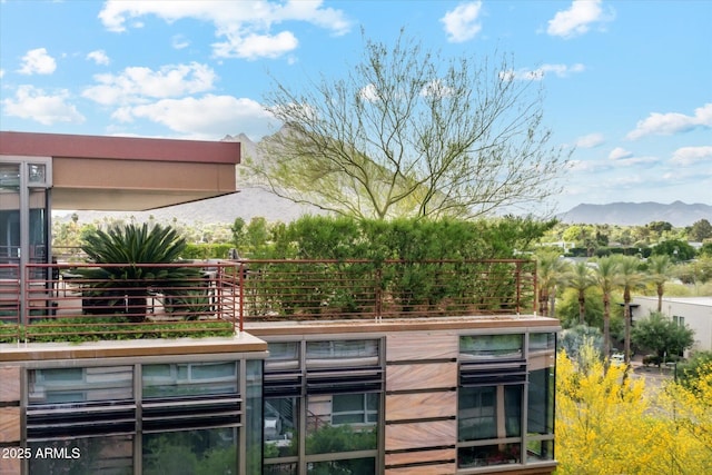 view of property with a mountain view