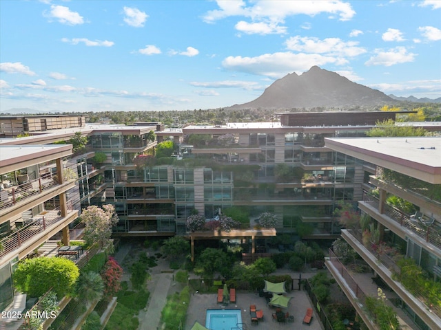 view of property with a mountain view