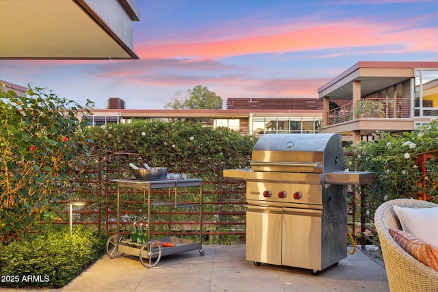 view of patio / terrace with grilling area