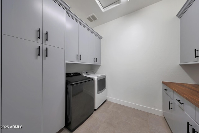 2859 E Los Altos Rd, Gilbert, AZ 85297 - laundry room with independent washer and dryer and cabinet space