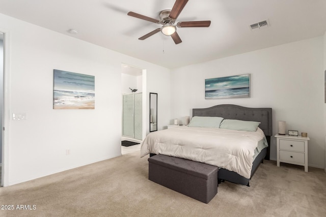 3415 S 75th Dr, Phoenix, AZ 85043 - bedroom featuring light colored carpet and ceiling fan