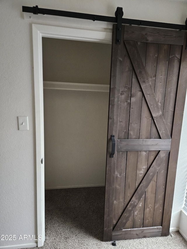 view of closet