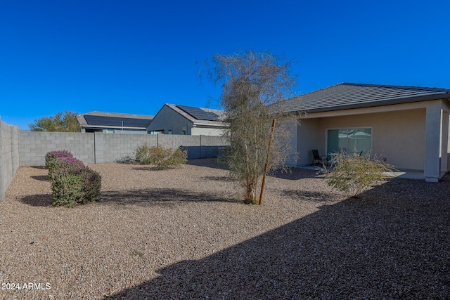 view of back of property