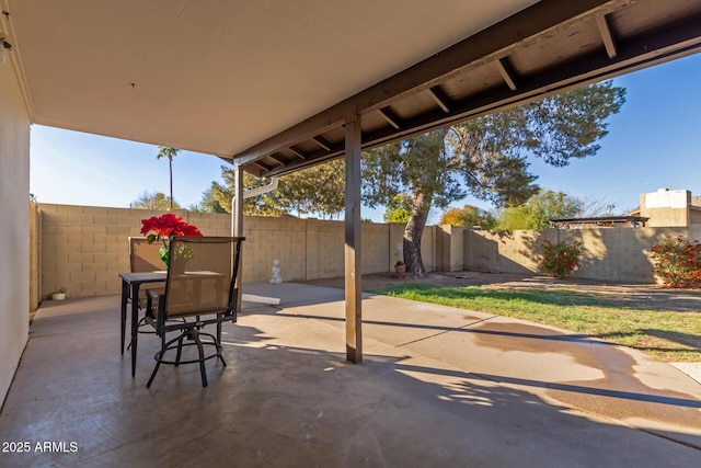 view of patio