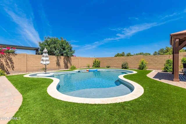 3990 E Iris Dr, Chandler, AZ 85286 - view of swimming pool featuring a patio area