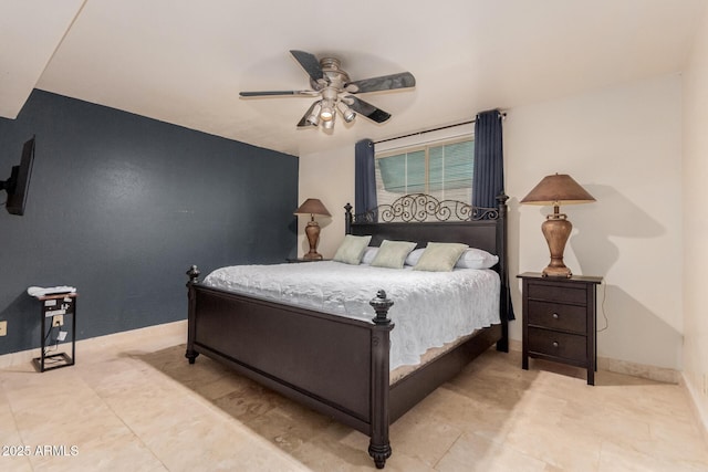 5237 N 106th Ave, Glendale, AZ 85307 - bedroom with ceiling fan and baseboards