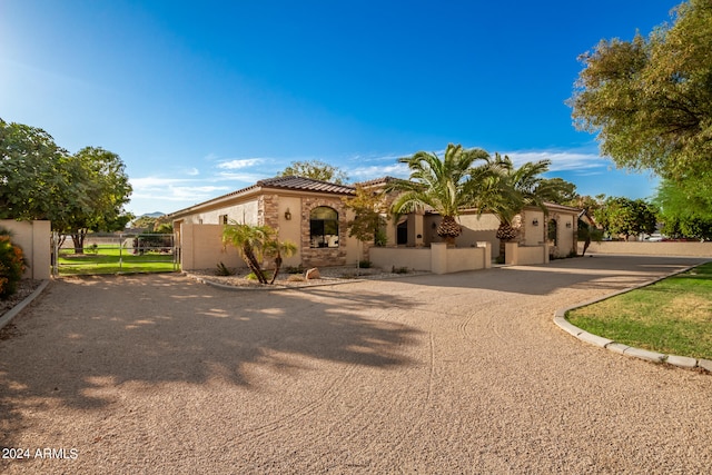 view of front of home