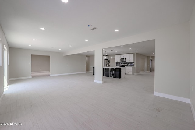 view of unfurnished living room