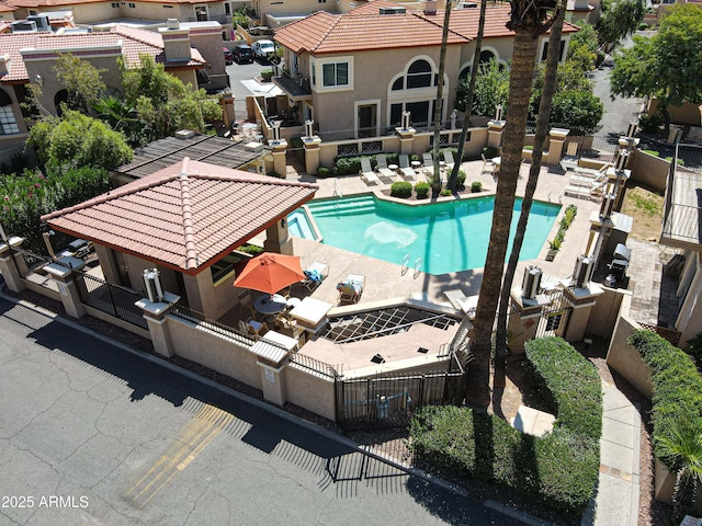 10410 N Cave Creek Rd Unit 2220, Phoenix, AZ 85020 - community pool with a gazebo and a patio area