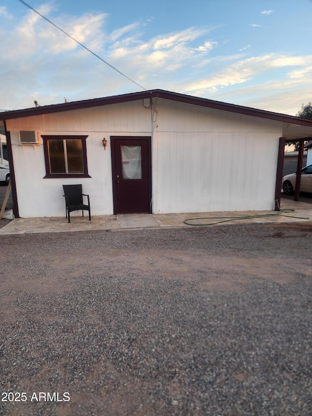 view of front of home