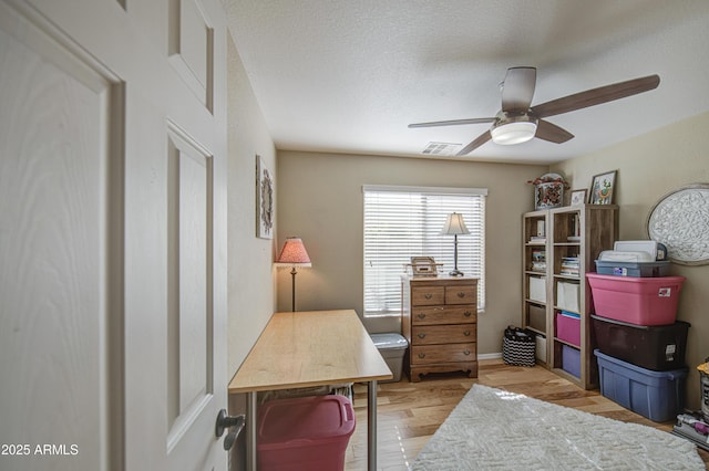3790 W White Canyon Rd, San Tan Valley, AZ 85144 - office space featuring ceiling fan and light wood-type flooring
