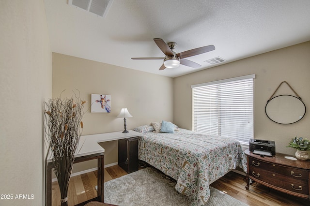 3790 W White Canyon Rd, San Tan Valley, AZ 85144 - bedroom with wood finished floors and ceiling fan