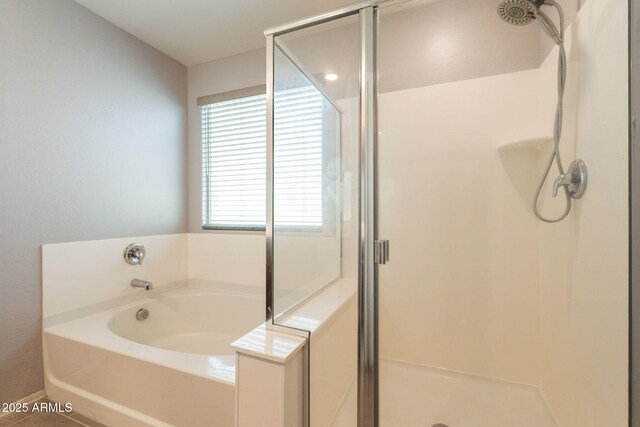 7238 N 126th Ln, Glendale, AZ 85307 - full bath featuring a stall shower and a garden tub