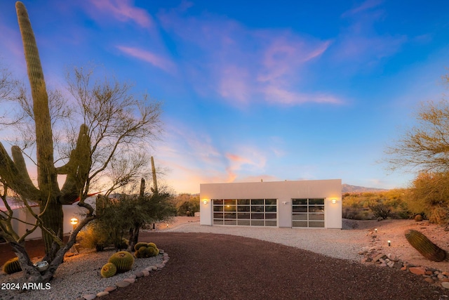 view of adobe home