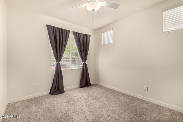 4116 E Roy Rogers Rd, Cave Creek, AZ 85331 - carpeted empty room featuring ceiling fan and baseboards