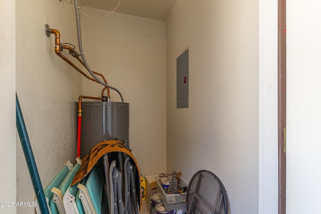 utility room featuring electric panel