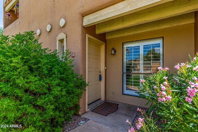 view of property entrance