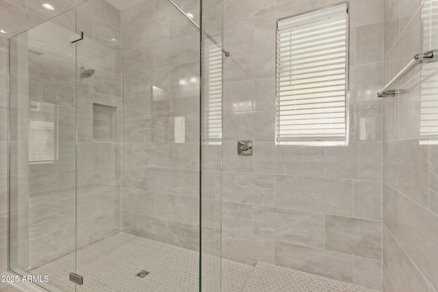 full bathroom with a stall shower