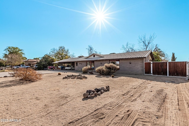 view of ranch-style house