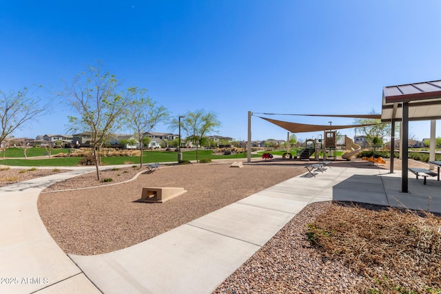 view of community with playground community