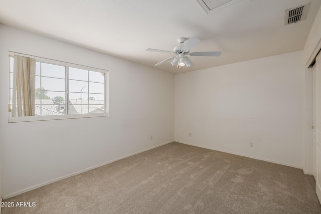 728 W Sandra Ter, Phoenix, AZ 85023 - carpeted empty room with baseboards and ceiling fan