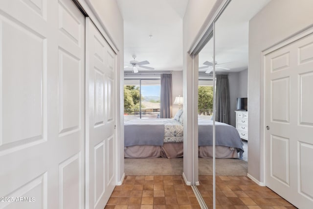 20100 N 78th Pl Unit 2193, Scottsdale, AZ 85255 - bedroom featuring light carpet and ceiling fan