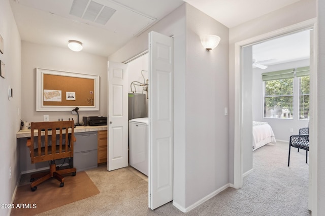 20100 N 78th Pl Unit 2193, Scottsdale, AZ 85255 - office space featuring light colored carpet and washer / dryer