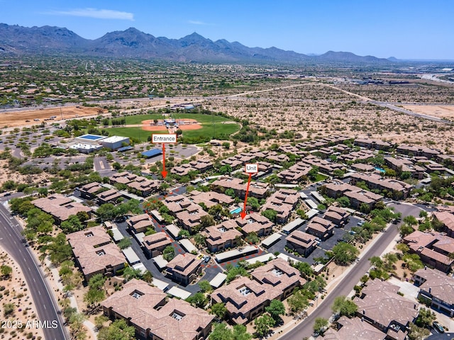 20100 N 78th Pl Unit 2193, Scottsdale, AZ 85255 - aerial view of residential area featuring mountains