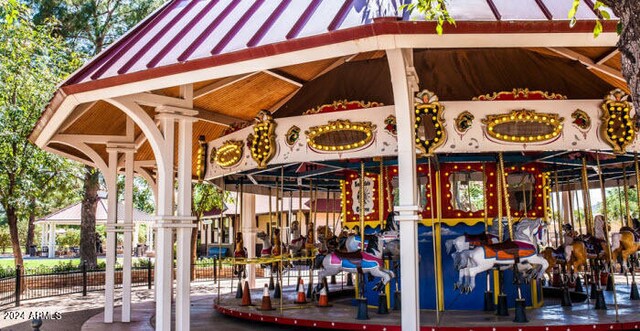 view of community with a gazebo