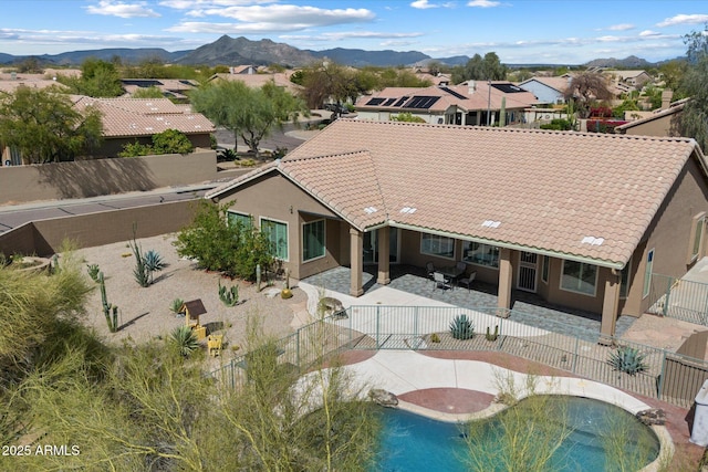 5005 E Baker Dr, Cave Creek, AZ 85331 - drone / aerial view with a residential view and a mountain view