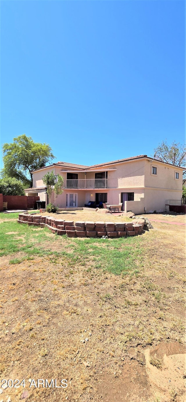 view of back of property