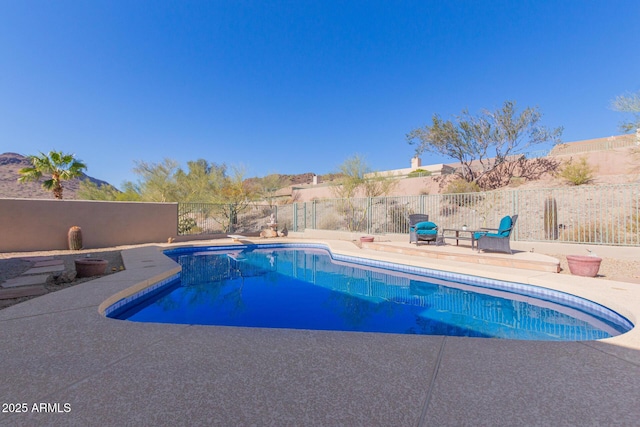 14806 E Crested Crown, Fountain Hills, AZ 85268 - view of swimming pool featuring a patio and a fenced backyard
