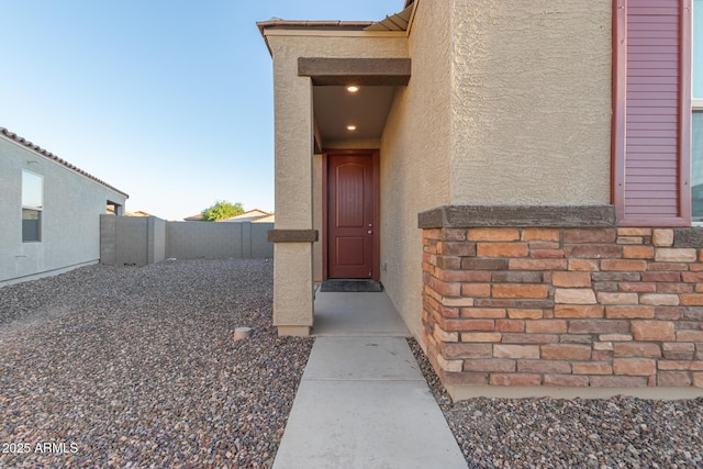 1463 W Pinkley Ave, Coolidge, AZ 85128 - entrance to property with stucco siding