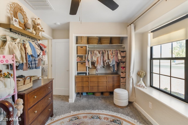 19039 N 47th Ave, Glendale, AZ 85308 - bedroom with a closet, baseboards, carpet floors, and ceiling fan