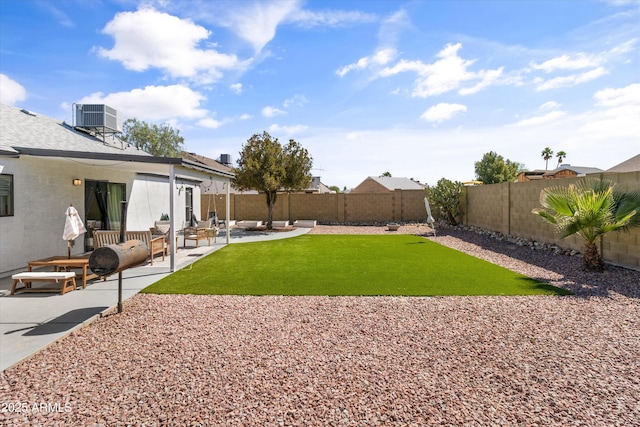 19039 N 47th Ave, Glendale, AZ 85308 - view of yard with central AC unit and a patio