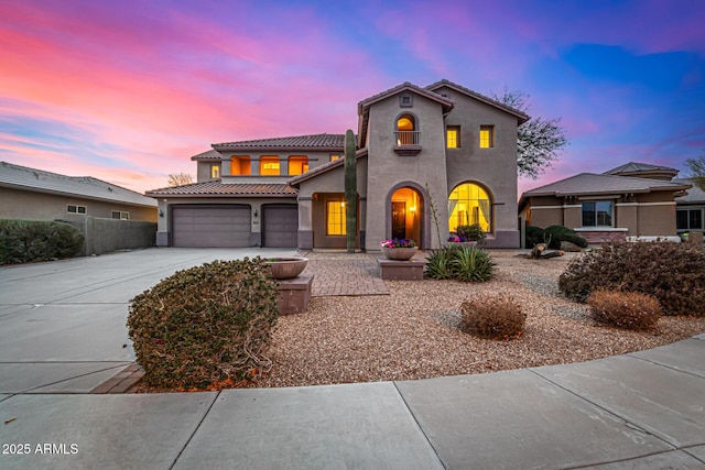 view of mediterranean / spanish-style home