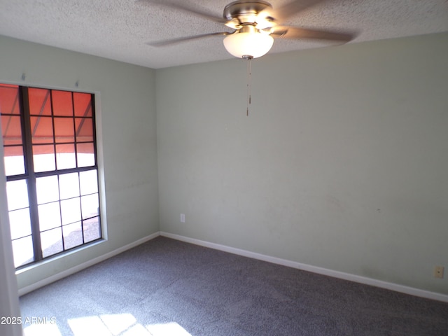 5323 W N Ln, Glendale, AZ 85302 - unfurnished room with carpet floors, ceiling fan, and a textured ceiling
