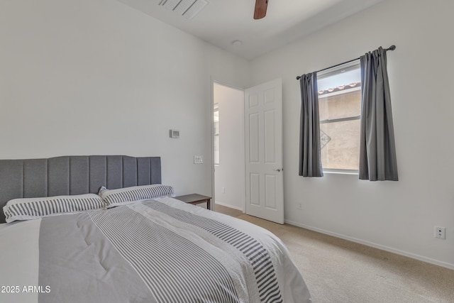 22927 E Via Del Oro, Queen Creek, AZ 85142 - carpeted bedroom featuring baseboards and ceiling fan