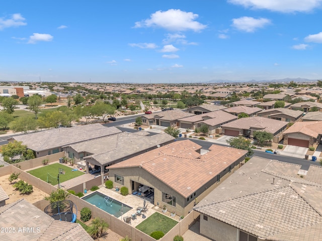 22927 E Via Del Oro, Queen Creek, AZ 85142 - aerial perspective of suburban area with a pool