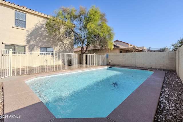 view of pool