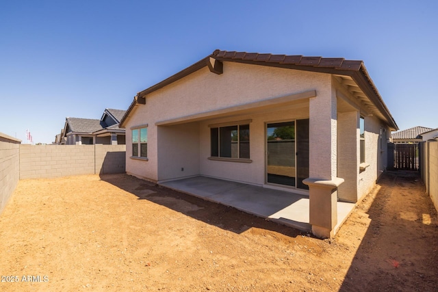 15788 W Georgia Dr W, Surprise, AZ 85379 - rear view of property with a patio area, a fenced backyard, and stucco siding