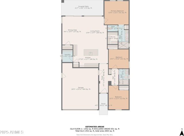 15788 W Georgia Dr W, Surprise, AZ 85379 - property floor plan