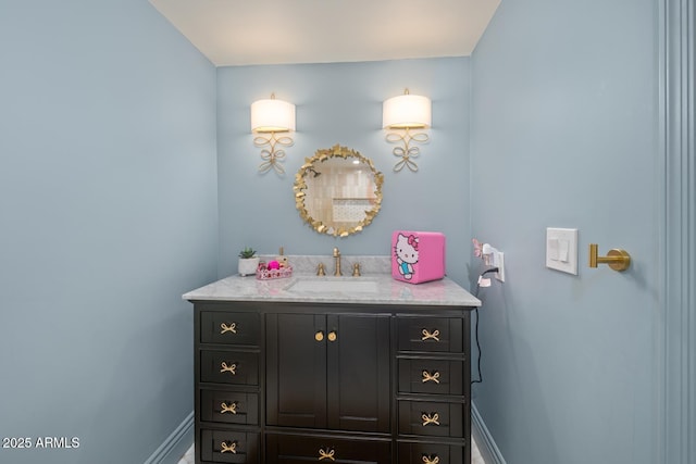 8219 S Pecan Grove Cir, Tempe, AZ 85284 - bathroom with baseboards and vanity