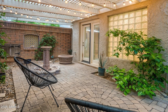 8219 S Pecan Grove Cir, Tempe, AZ 85284 - view of patio featuring a pergola
