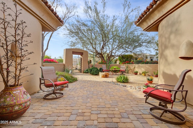 view of patio