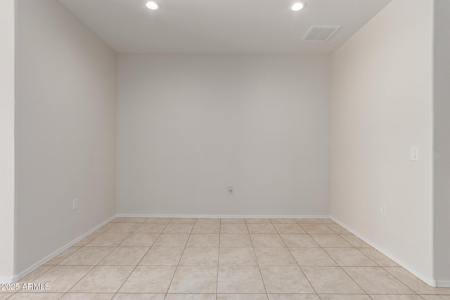 4713 W Nutmeg Ave, Coolidge, AZ 85128 - empty room with recessed lighting and light tile patterned floors