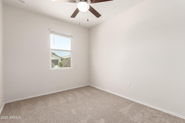 4713 W Nutmeg Ave, Coolidge, AZ 85128 - carpeted empty room featuring a ceiling fan and a smoke detector