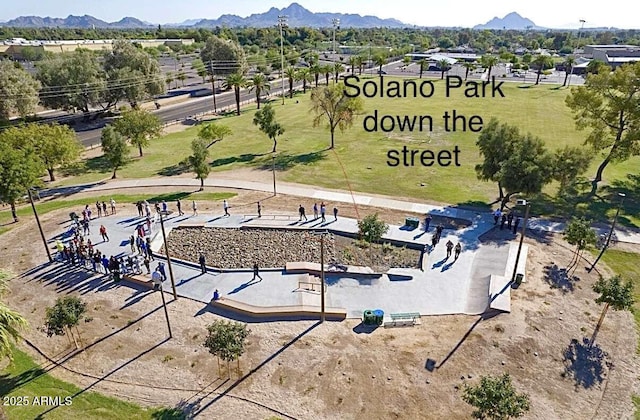 2150 W Missouri Ave Unit 120, Phoenix, AZ 85015 - birds eye view of property with a mountain view