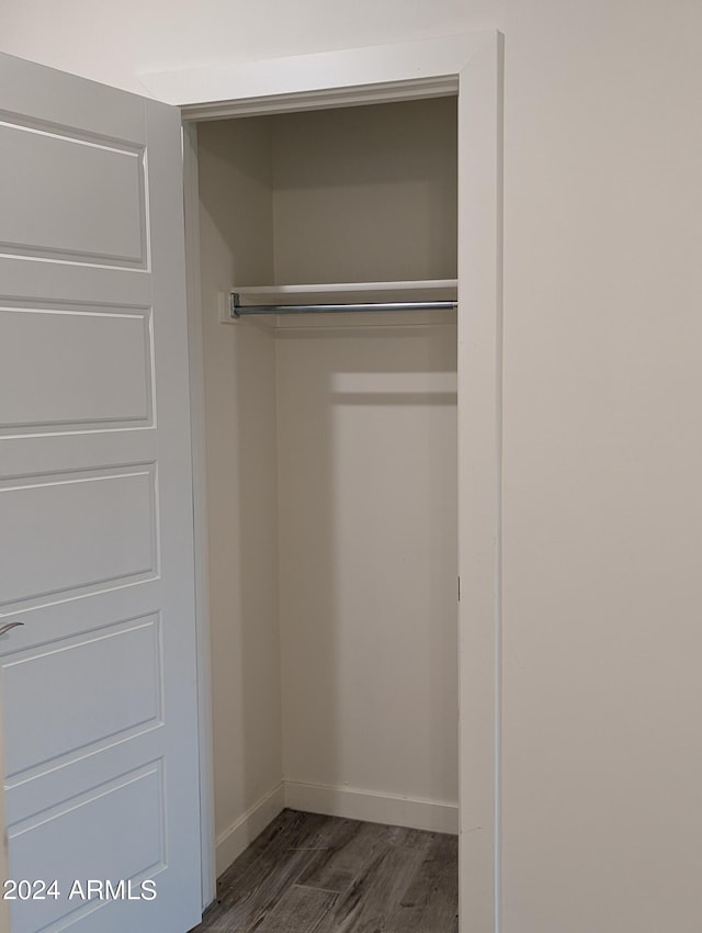 view of closet