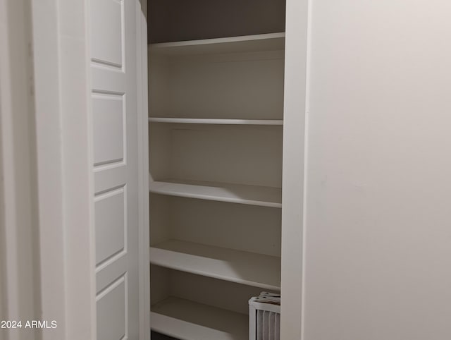 view of closet